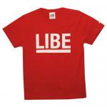 LIBE / BIG LOGO KIDS TEE(Red)  [ライブ]　ビックロゴ　キッズTシャツ