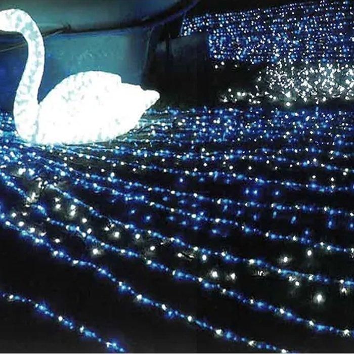 ドレープライト ブルー 約５ｍ イルミネーション ナイヤガライルミネーション 新モデル/1年間保証】LEDイルミネーション ドレープナイアガラ