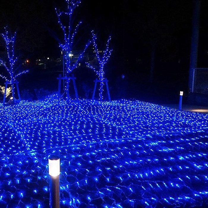 イルミネーションLEDネットライト 約3.6m×約1.0m×10セットまとめ 10月末入荷予定】（新モデル/1年間保証）LEDイルミネーションネット