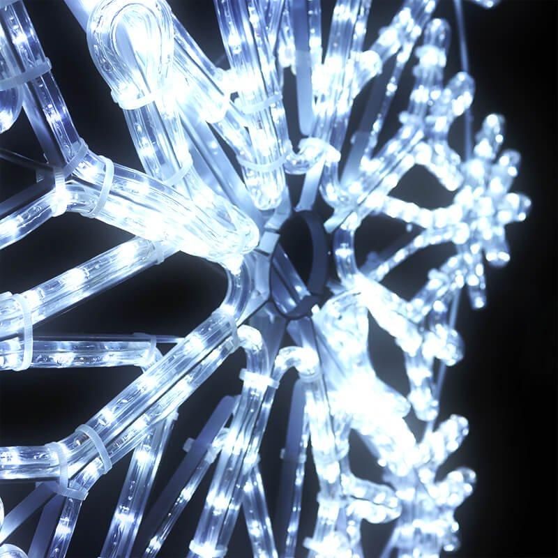 新商品】LEDイルミネーション モチーフライト 雪の結晶（大
