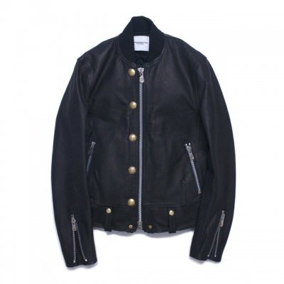 motorcycle jacket type . (black.)