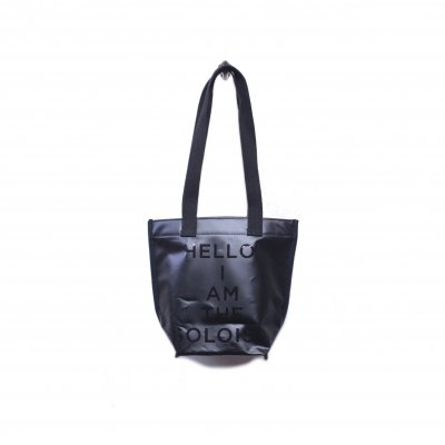 grocerystore bag -XS-. (matte black.)