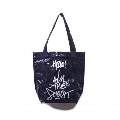 grocerystore bag -S-. (clear black.)