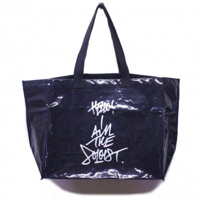 grocerystore bag -XL-. (clear black.)