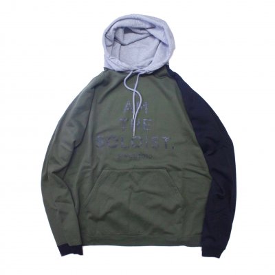 multi color oversized pullover hoodie. (olive.black.gray.)<img class='new_mark_img2' src='https://img.shop-pro.jp/img/new/icons8.gif' style='border:none;display:inline;margin:0px;padding:0px;width:auto;' />