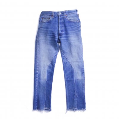 SLIT JEANS (BLUE/S-B)<img class='new_mark_img2' src='https://img.shop-pro.jp/img/new/icons8.gif' style='border:none;display:inline;margin:0px;padding:0px;width:auto;' />