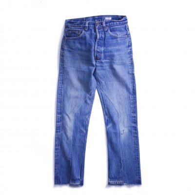 SLIT JEANS (BLUE/M-B)<img class='new_mark_img2' src='https://img.shop-pro.jp/img/new/icons8.gif' style='border:none;display:inline;margin:0px;padding:0px;width:auto;' />