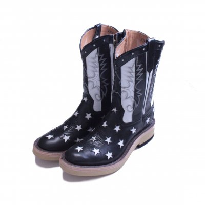 star&stripes roper boots. -black.white.-<br> (RIOS OF MERCEDES)