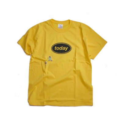 TODAY SS TEE (YELLOW)<img class='new_mark_img2' src='https://img.shop-pro.jp/img/new/icons8.gif' style='border:none;display:inline;margin:0px;padding:0px;width:auto;' />