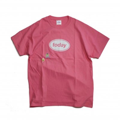 TODAY SS TEE (PINK)<img class='new_mark_img2' src='https://img.shop-pro.jp/img/new/icons8.gif' style='border:none;display:inline;margin:0px;padding:0px;width:auto;' />
