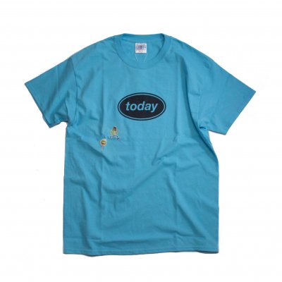 TODAY SS TEE (SAX)<img class='new_mark_img2' src='https://img.shop-pro.jp/img/new/icons8.gif' style='border:none;display:inline;margin:0px;padding:0px;width:auto;' />