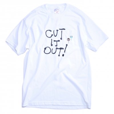 POCKET TEE CUT IT OUT (WHITE)