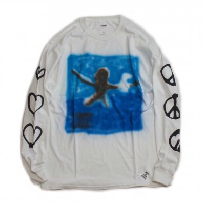 PAINTING LS TEE (WHITE)<img class='new_mark_img2' src='https://img.shop-pro.jp/img/new/icons8.gif' style='border:none;display:inline;margin:0px;padding:0px;width:auto;' />