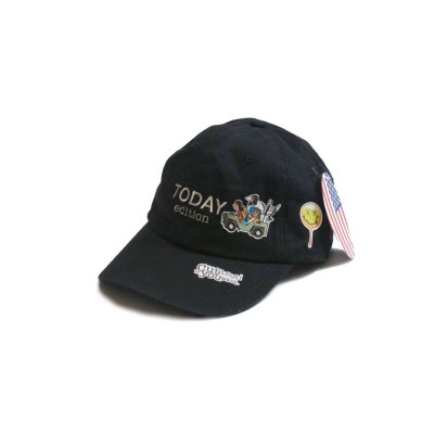 TODAY CAP 2 (BLACK)<img class='new_mark_img2' src='https://img.shop-pro.jp/img/new/icons8.gif' style='border:none;display:inline;margin:0px;padding:0px;width:auto;' />