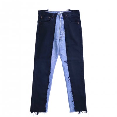SLIM FLARE JEANS 2 TONE (size.M)<img class='new_mark_img2' src='https://img.shop-pro.jp/img/new/icons8.gif' style='border:none;display:inline;margin:0px;padding:0px;width:auto;' />