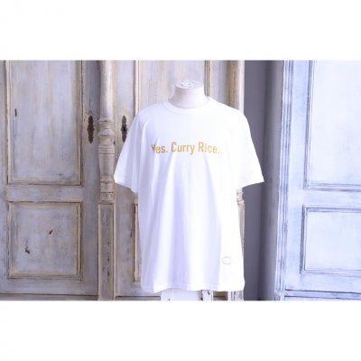 CURRY / YES (WHITE)<img class='new_mark_img2' src='https://img.shop-pro.jp/img/new/icons8.gif' style='border:none;display:inline;margin:0px;padding:0px;width:auto;' />