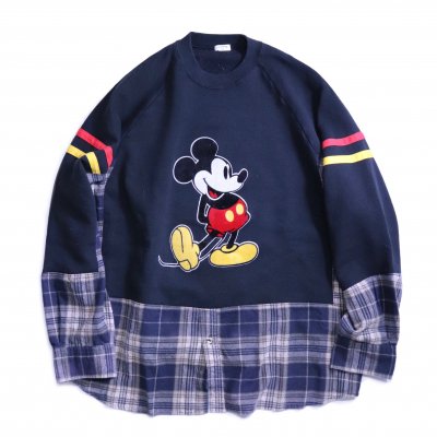 DOCKING SWEAT MICKEY<img class='new_mark_img2' src='https://img.shop-pro.jp/img/new/icons8.gif' style='border:none;display:inline;margin:0px;padding:0px;width:auto;' />