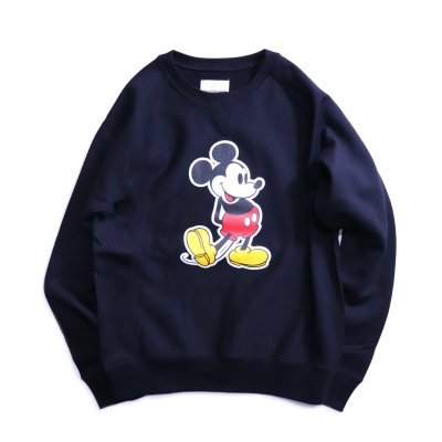 Mickey Mouse crew neck sweatshirt. (black.original.)
