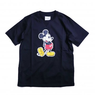 Mickey Mouse crew neck s/s tee. (black.original.)