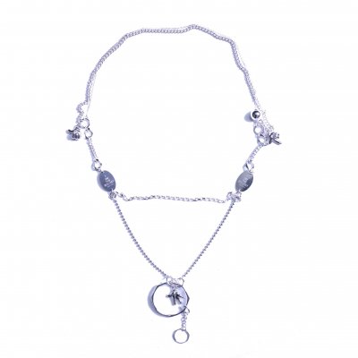 chandeller necklace type 2 (silver.)