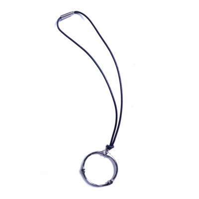 bone shaped glasses holder. -L- (black.silver.)