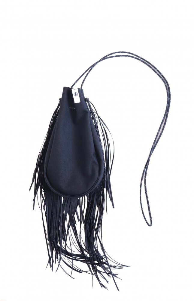 TAITAI×YOSHIOKAIRYOUTEN drawstring bag. -S-. (fringe) - circus e-boutique