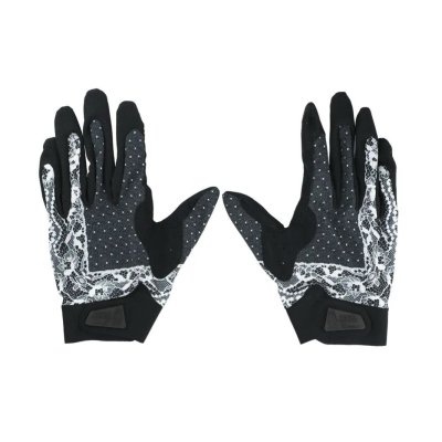 cycle gloves. (white.black.)