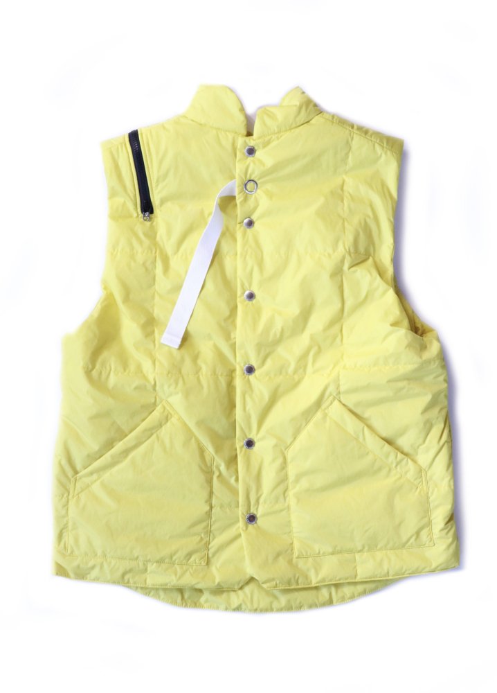 Double Zip Reverse Puffy Vest48 - ベスト