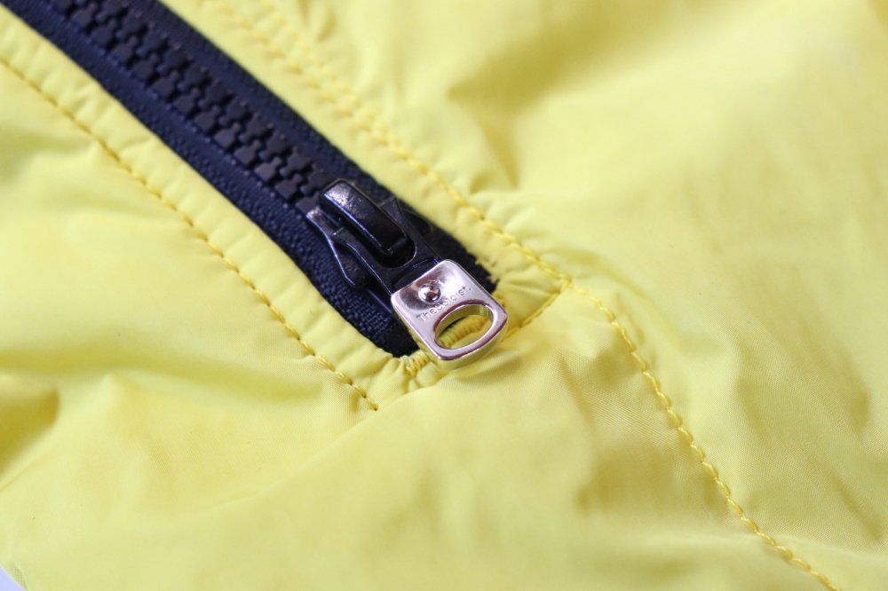 sj.0007 double zip reverse puffy vest. (yellow.) - circus e-boutique