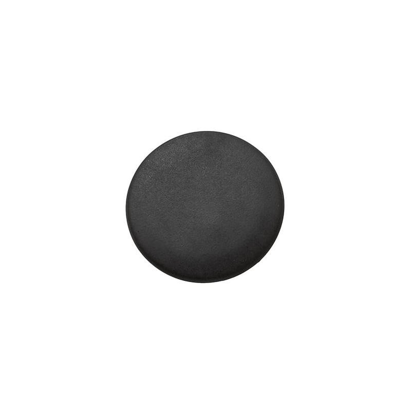 sa.0055 plain metal badge. -small- (black.)