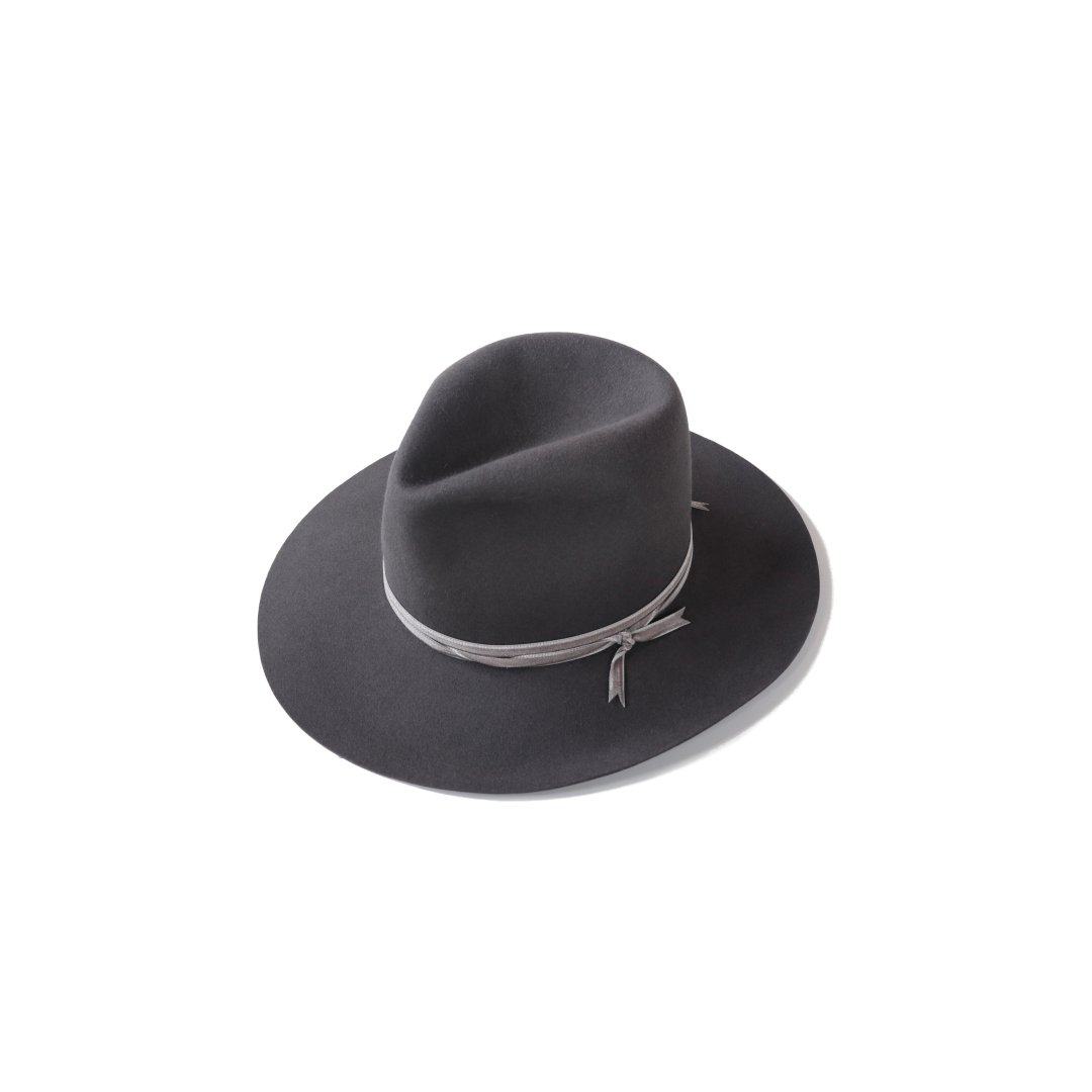 sa.0014 nobled hat./velvet ribbon. (gray.)