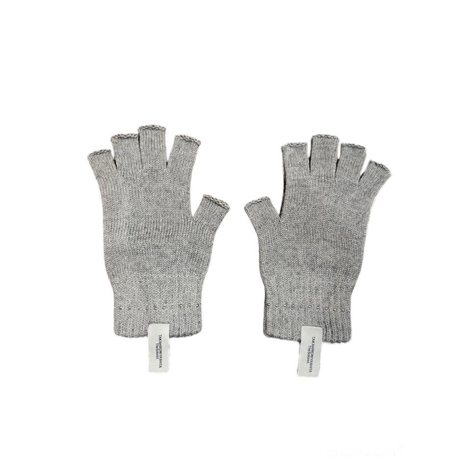 sa.0084 fingerless gloves. (gray.)