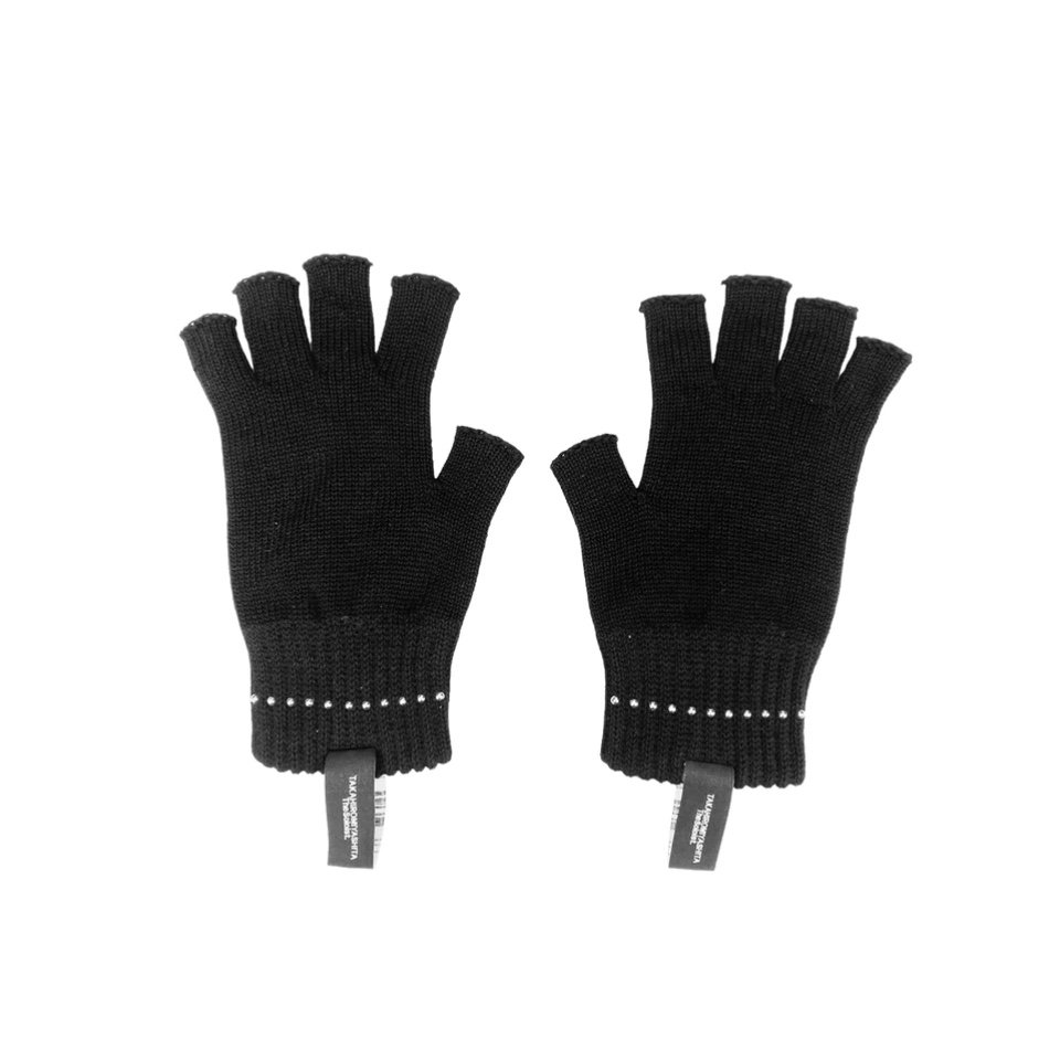 sa.0084 fingerless gloves. (black.)