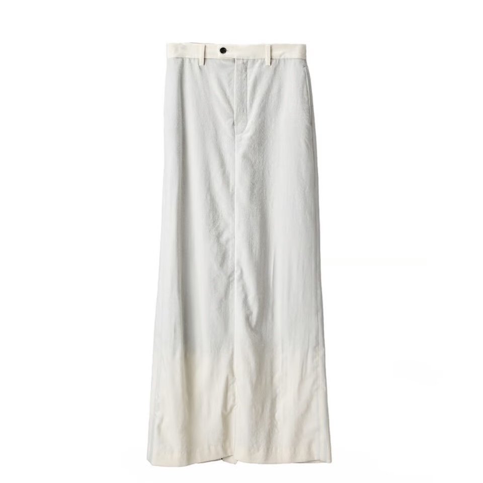sp.0001b trouser look maxi skirt. (white.)