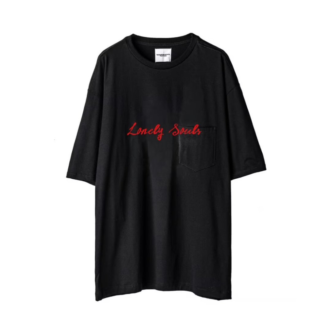 sc.0022 lonely souls. (oversized s/s pocket tee)