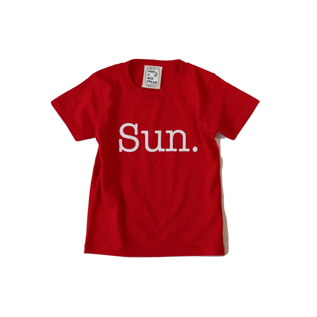 H-24-1ST-07 Sunday SS Tee (RED)