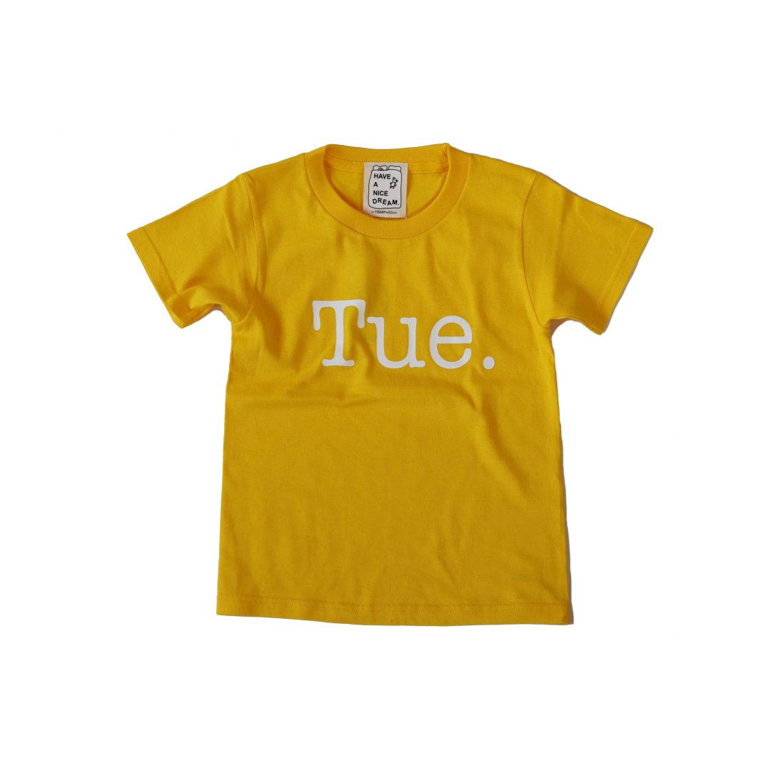 H-24-1ST-09 Tuesday SS Tee (YELLOW)