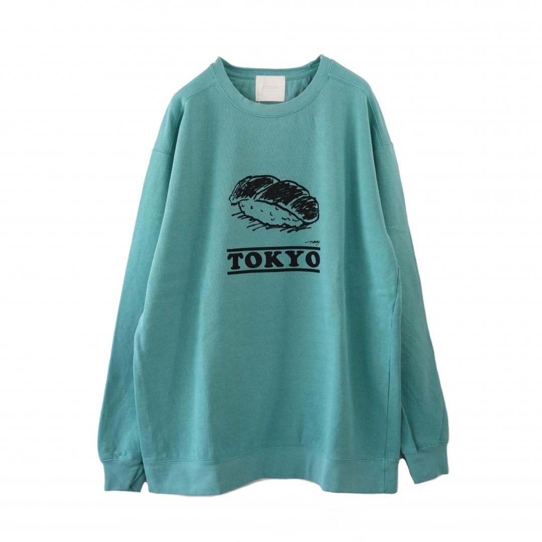 25-2ND-09 Meal and City #02 CN Sweat (TURQUOISE)