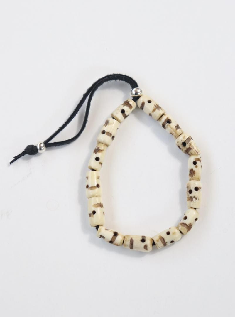 bone bracelet.