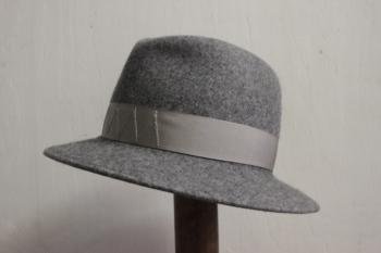 crusher hat. -gray.gray.-
