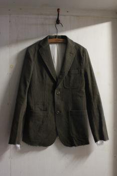 sport jacket. -olive greenbrown.-