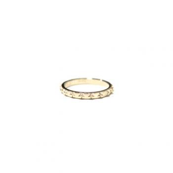 phalange ring. -star.- color. gold.