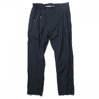 crossover front pajama pant. -black.taupe beige.-