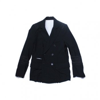 sailorman jacket. -black.-