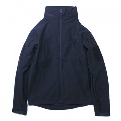 602 soft shell jacket. -black.-