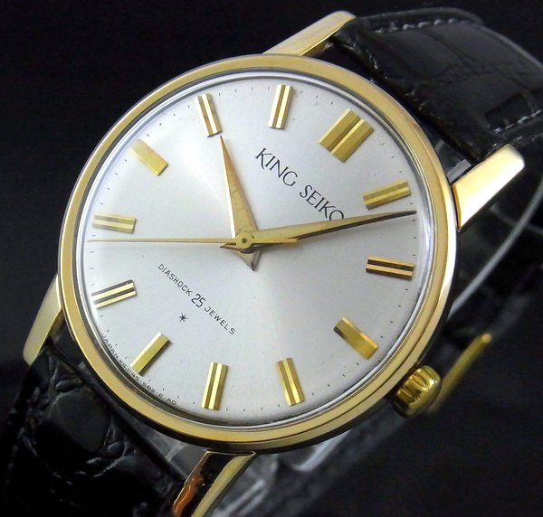 ケースNO-15034KS(OH済み)セイコー キングセイコー ファスト 手巻き腕時計です。