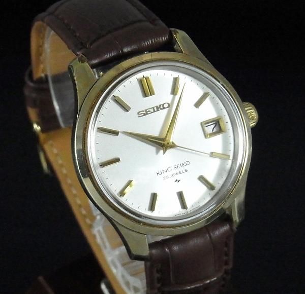 売切れ 1967年製 キング セイコー アンティーク 4402-8000 金張り