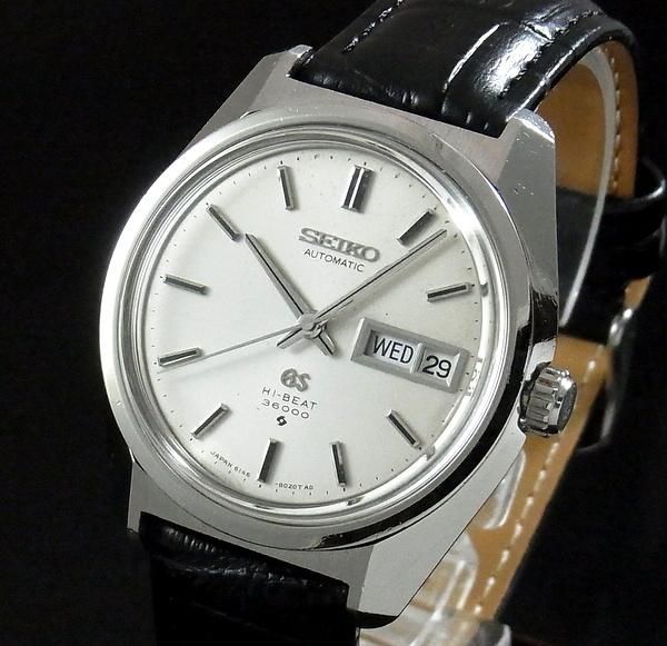 【SEIKO】セイコー グランドセイコー ハイビート デイデイト 6146-8000 自動巻き メンズ_735596【ev20】