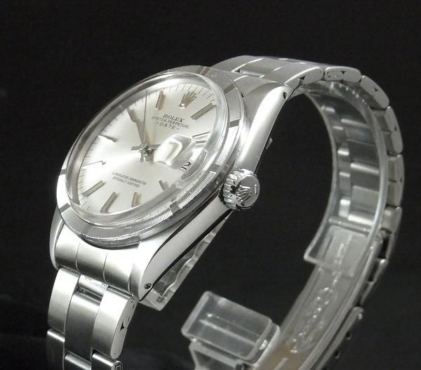 ROLEX1501パーペチュアルデイト白ローマン1974年Vintage 【OH済