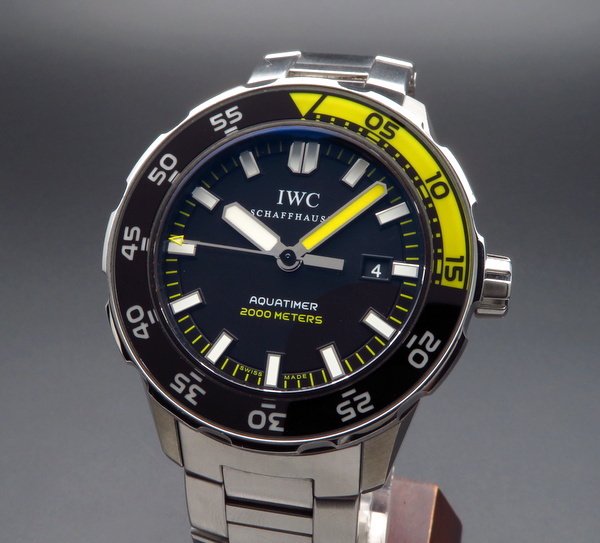 IWC】インターナショナル IW356808 アクアタイマー 2000M 自動巻 美品【中古】【OH済】